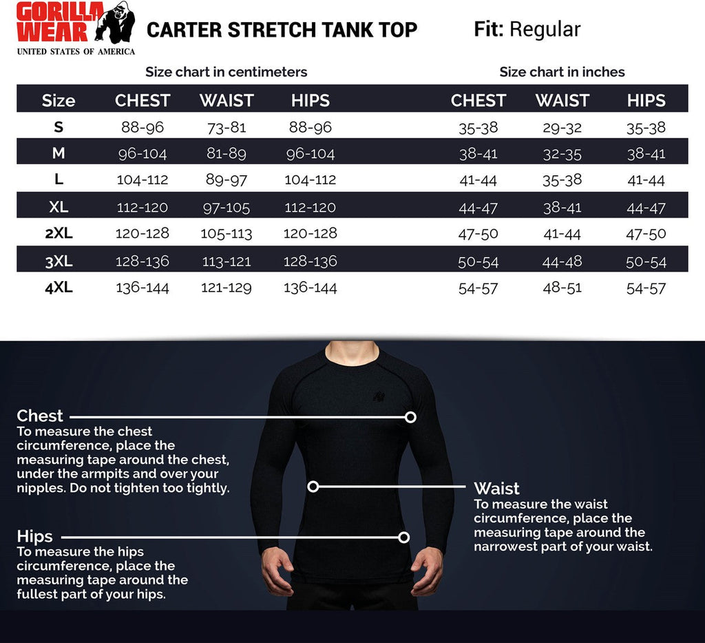 Gorilla Wear Carter Stretch Tank Top - Legergroen