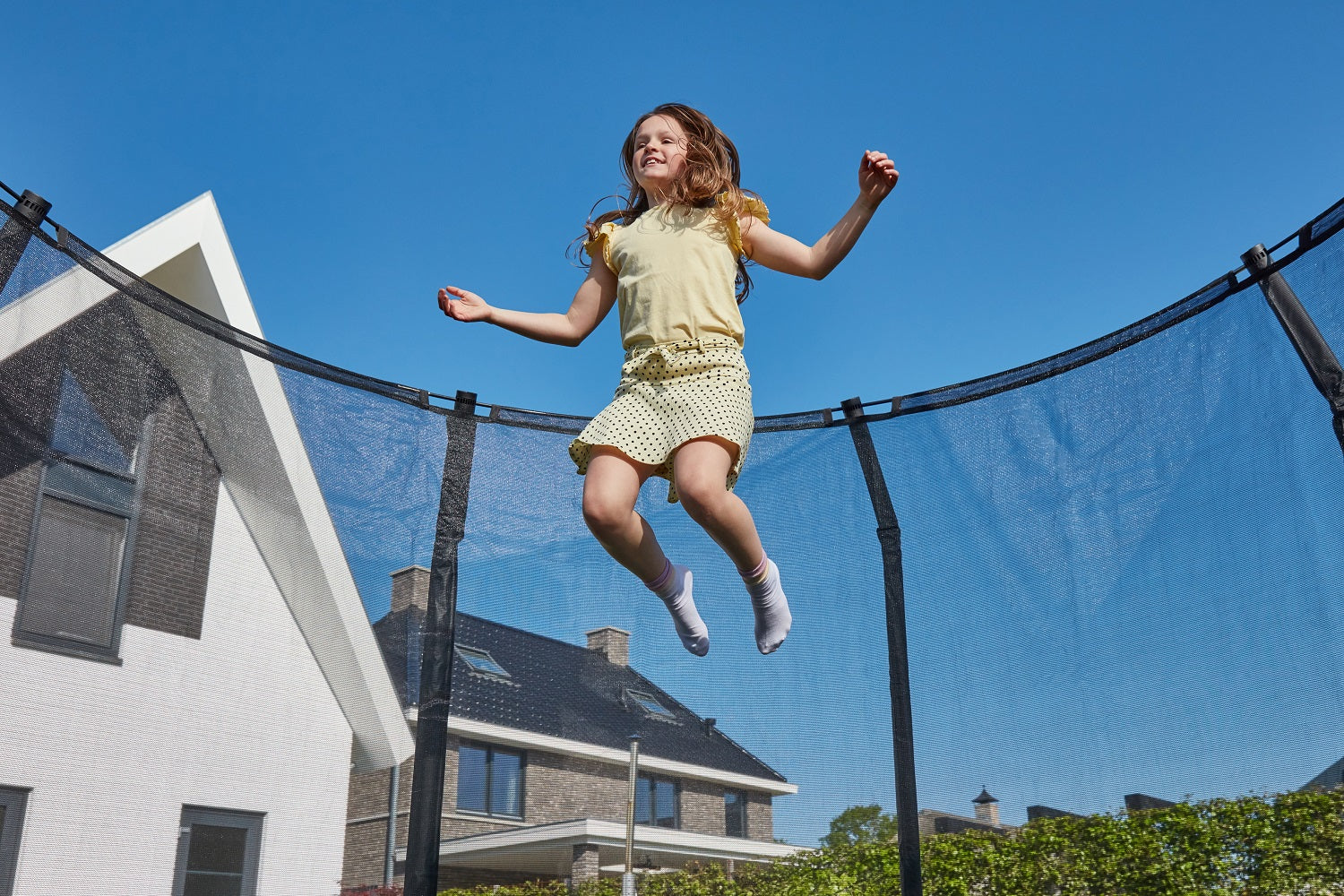 Salta Premium Ground Trampoline met Veiligheidsnet - 366 cm - Zwart
