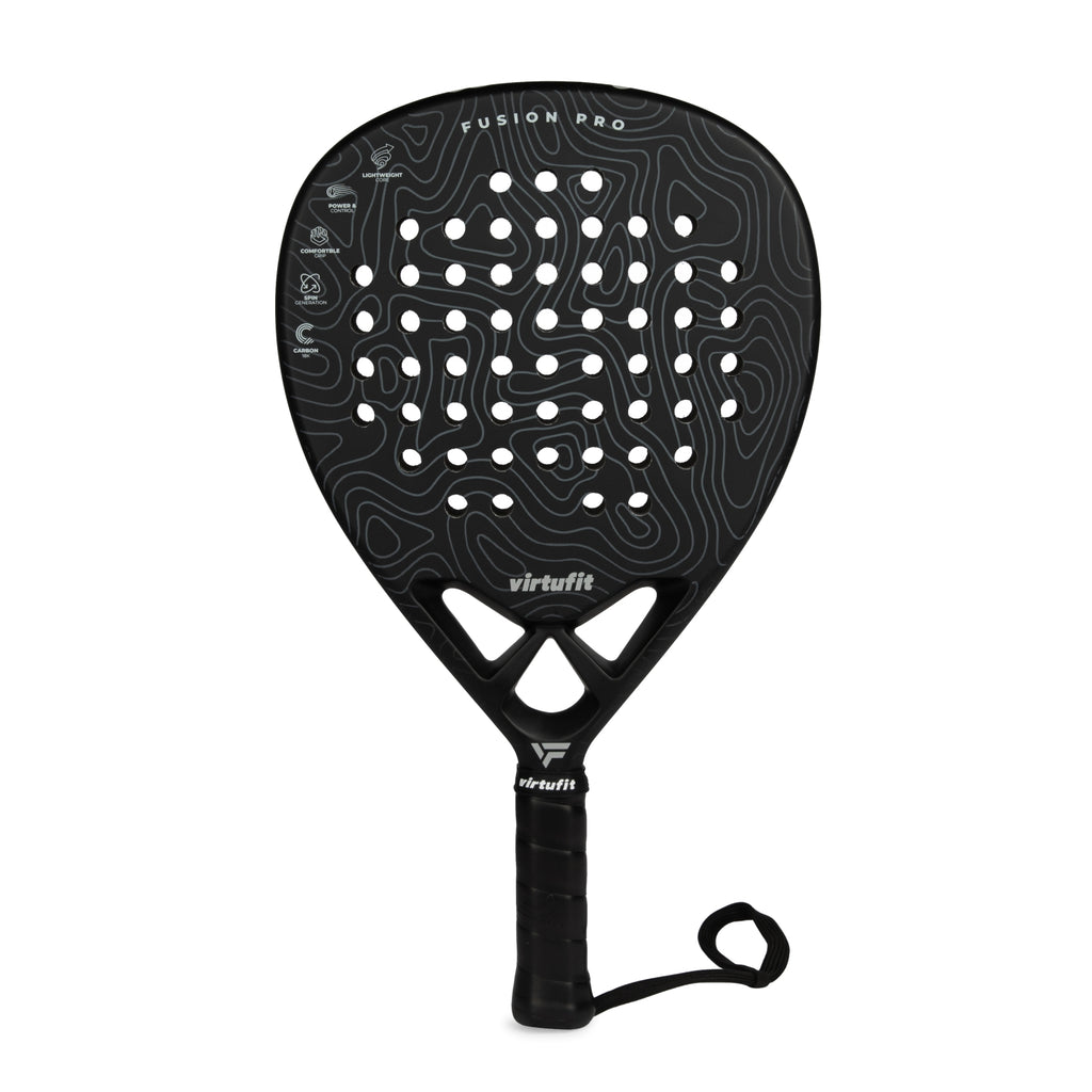 VirtuFit Fusion Pro Padel Racket - Zwart - Grijs