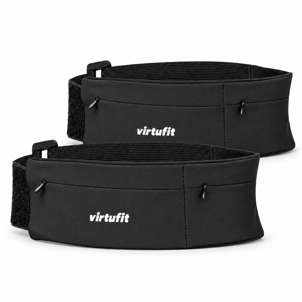 VirtuFit Running Belt Pro - 2 Opbergvakken - Set van 2