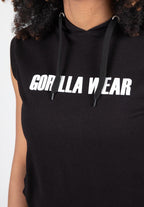 Gorilla Wear Virginia Mouwloos Hoodie - Zwart
