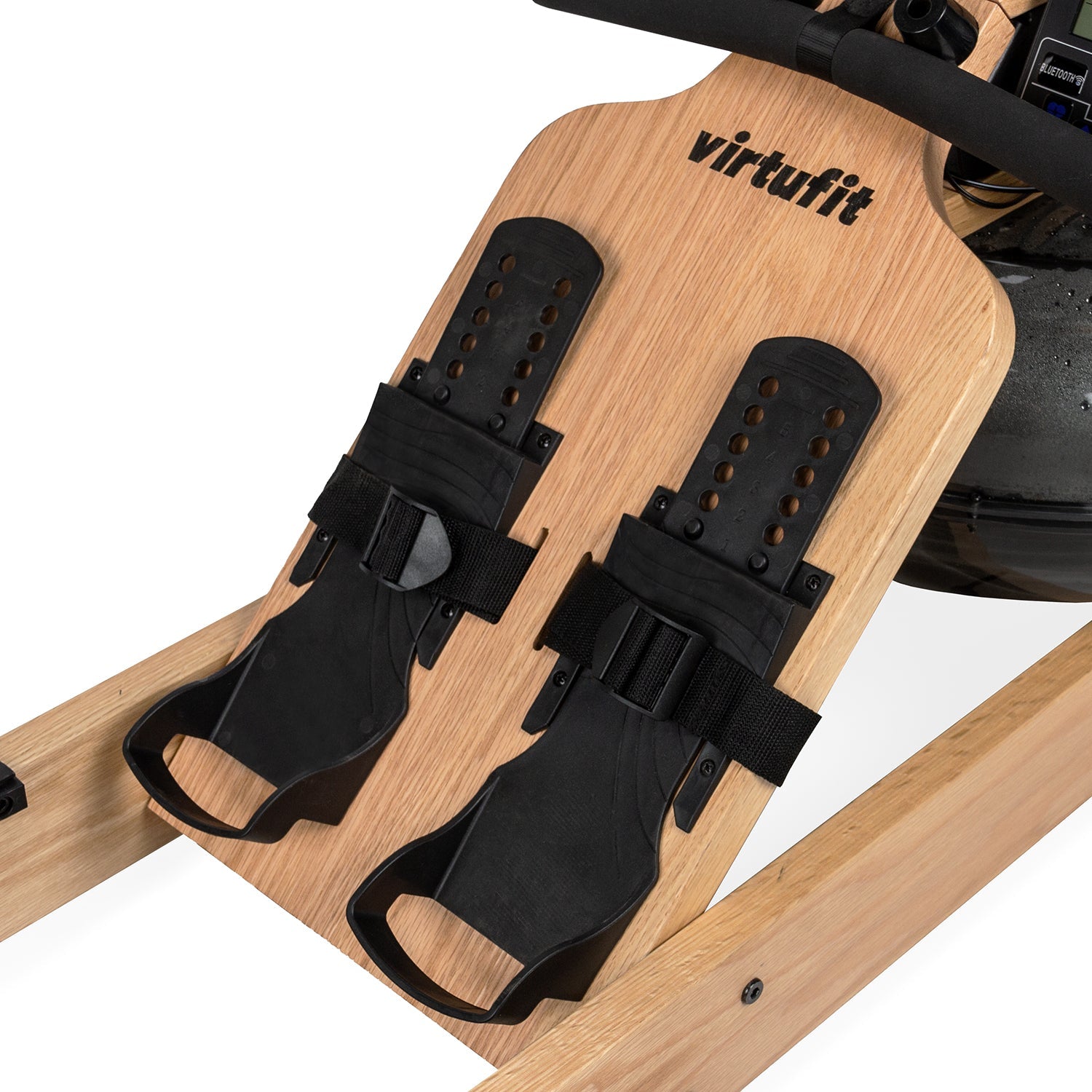 VirtuFit Elite Water Resistance Houten Roeitrainer - Hout/Oak - Showroommodel - Afbeelding 12