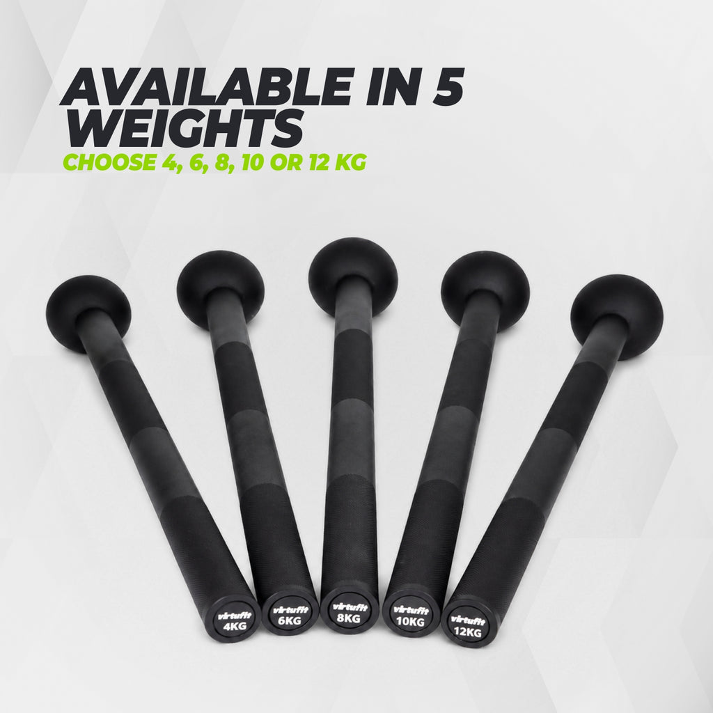 VirtuFit Macebell - Zwart - 12 kg - Tweedekans