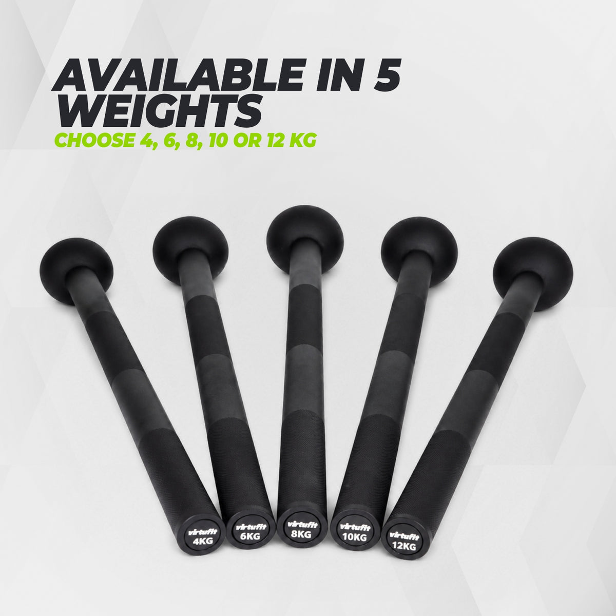 VirtuFit Macebell - Zwart - 12 kg - Tweedekans