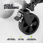 VirtuFit FW65 Opvouwbare Bolderkar - 100 kg Draagvermogen - Incl. Afdekhoes - Zwart