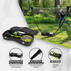 VirtuFit 2-in-1 Portable Badminton- en Tennisset - Inclusief koffer en rackets - Tweedekans