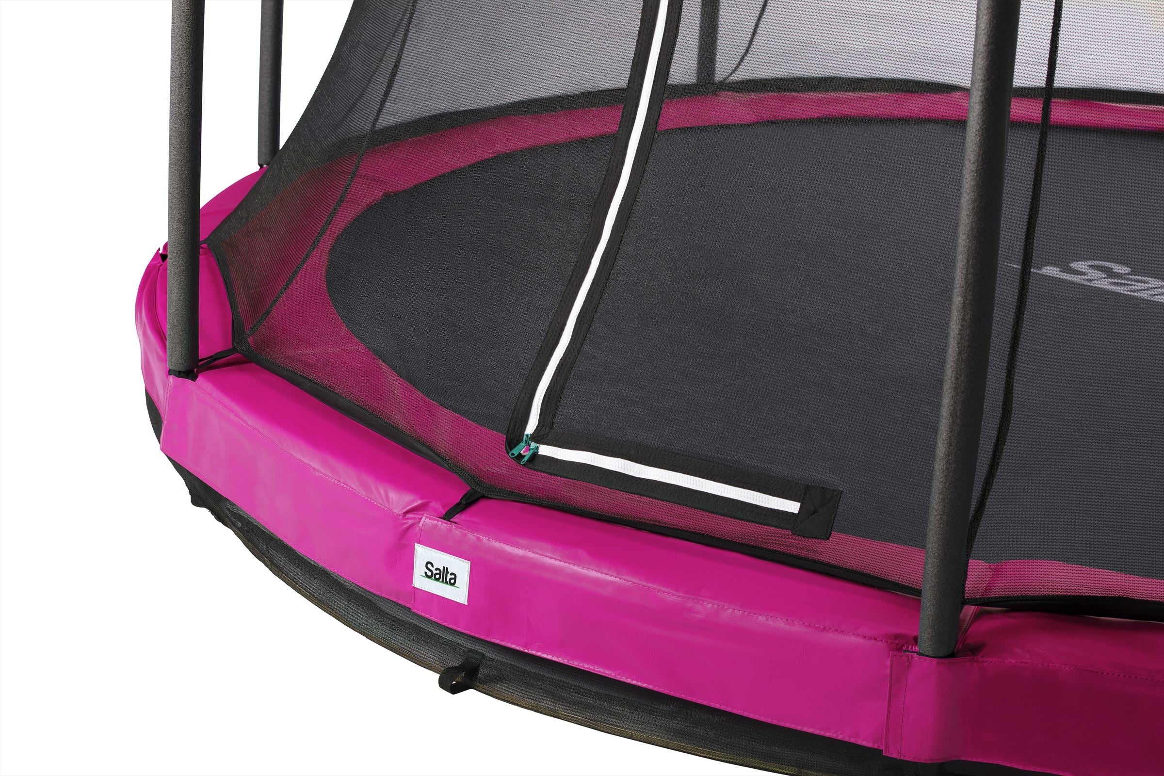 Salta Comfort Edition Ground Trampoline met Veiligheidsnet - 213 cm - Roze