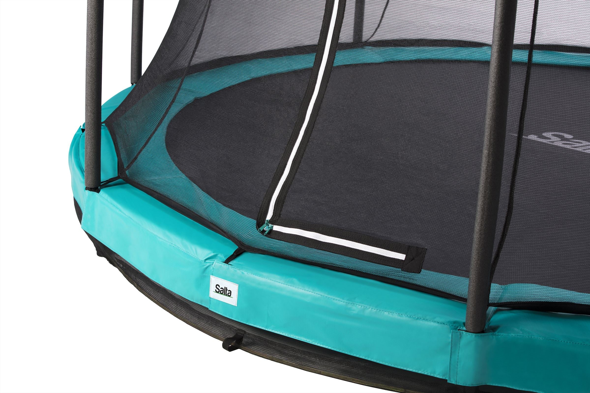 Salta Comfort Edition Ground Trampoline met Veiligheidsnet - 396 cm - Groen