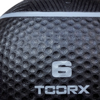 Toorx Fitness Medicine Ball - Zwart/Oranje - 4 kg