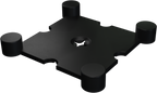 Flow Fitness Hoekprofiel Rubberen Tegel - 20 x 20 x 2 cm - Tweedekans