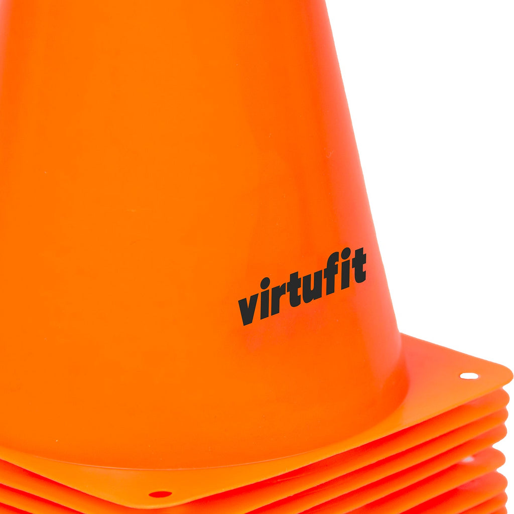 VirtuFit Pionnen Set - 23 cm - 12 Stuks - Oranje - Tweedekans