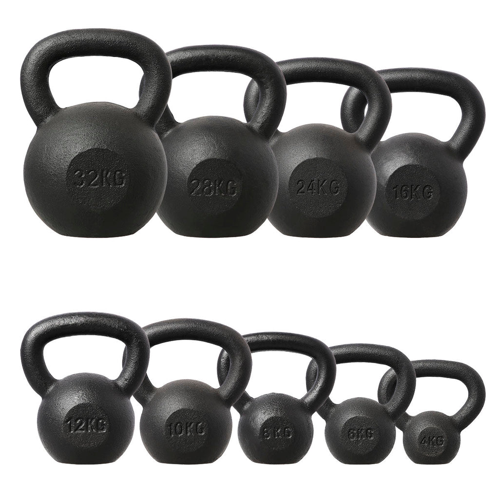 HMS Kettlebell - Gietijzer - 24 kg - Zwart