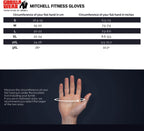 Gorilla Wear Mitchell Training Gloves - Fitness Handschoenen - Zwart/Grijs