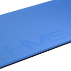 HMS Fitness Mat - Blauw/Zwart - 15 mm - Detail