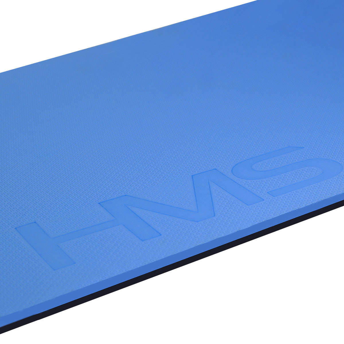 HMS Fitness Mat - Blauw/Zwart - 15 mm - Detail
