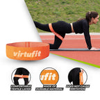 VirtuFit Mini Weerstandsband - Katoen - Oranje - Licht - Tweedekans