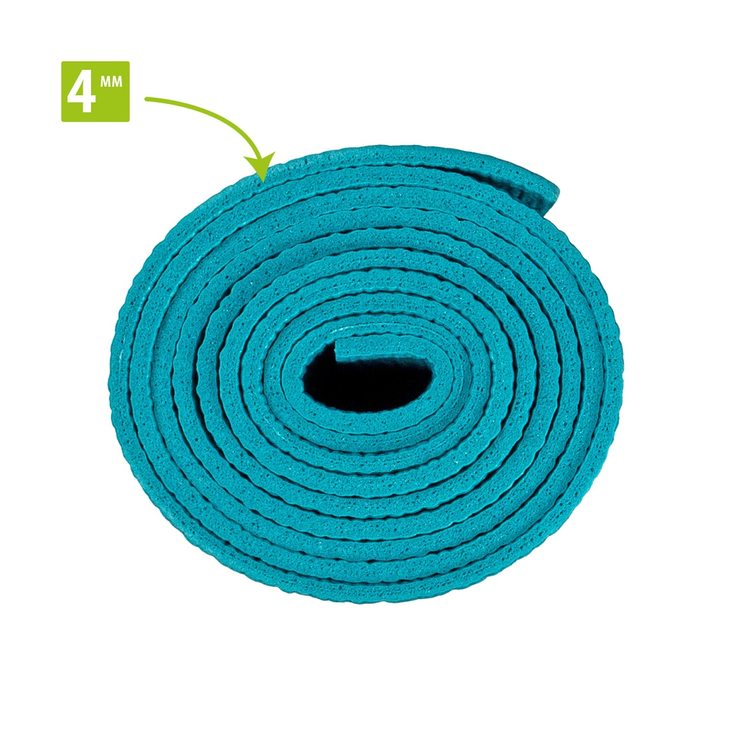 VirtuFit Premium Yogamat - 183 x 61 x 0,4 cm - Ocean Green Forest - Tweedekans