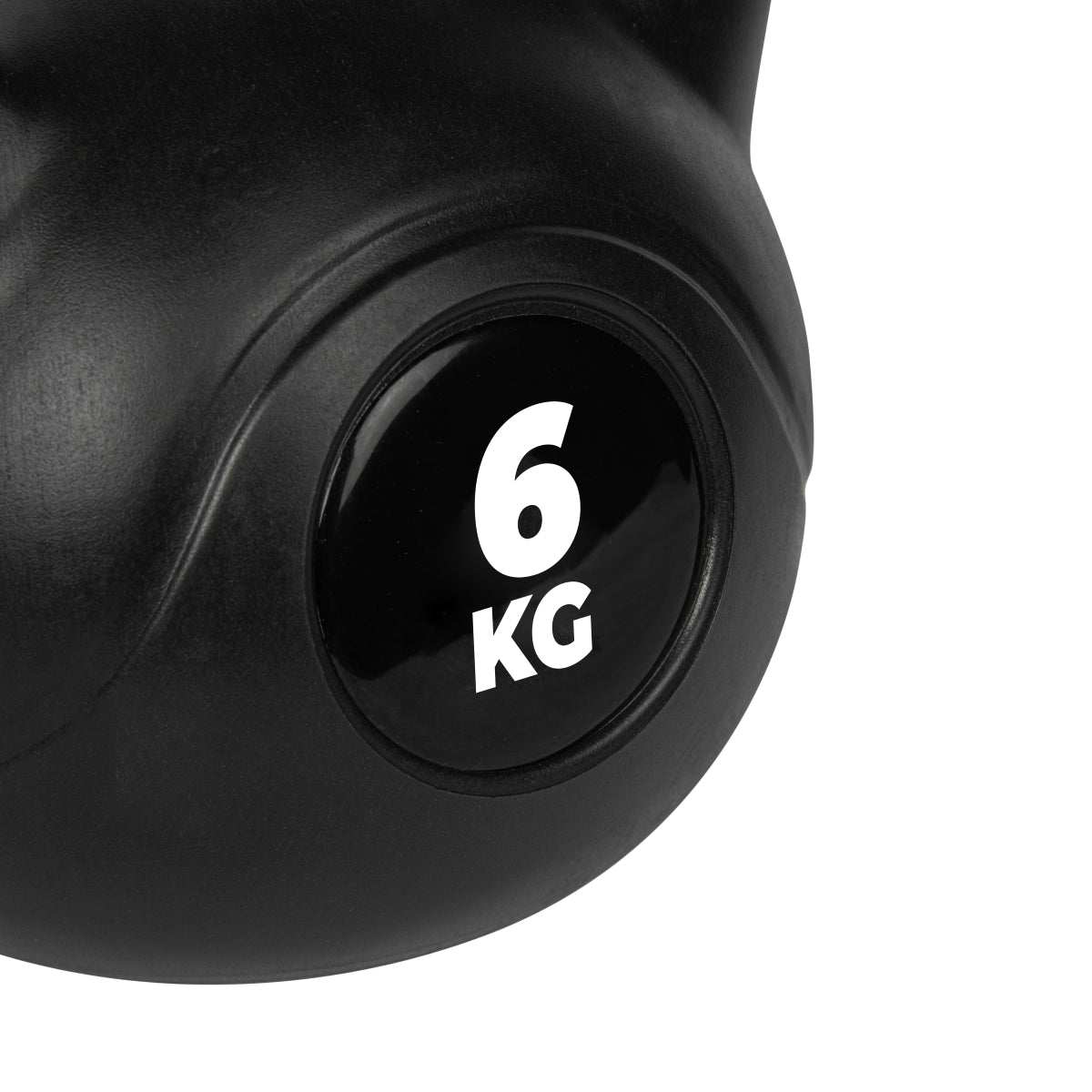 VirtuFit PVC Kettlebell - 6 kg - Zwart - Tweedekans