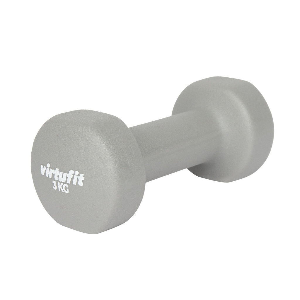 VirtuFit Vinyl Dumbbell Set Pro - 2 x 3 kg - Tweedekans