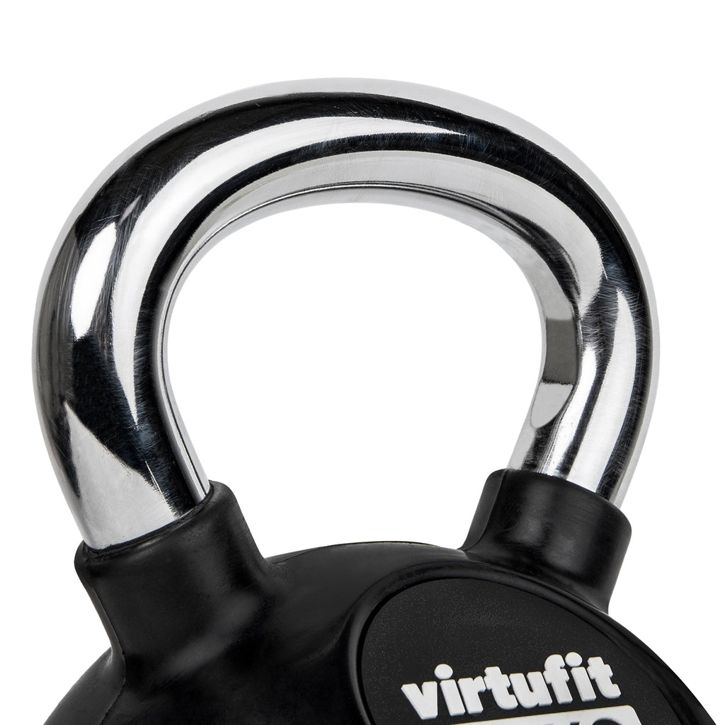 VirtuFit Kettlebell - Rubber/Chroom - 6 kg - Tweedekans