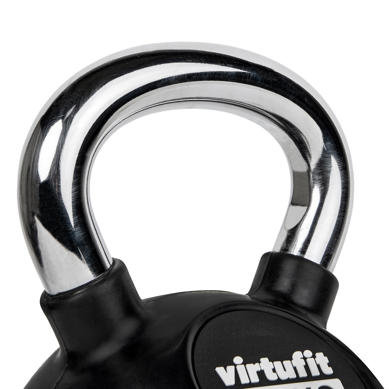 VirtuFit Kettlebell - Rubber/Chroom - 6 kg - Tweedekans