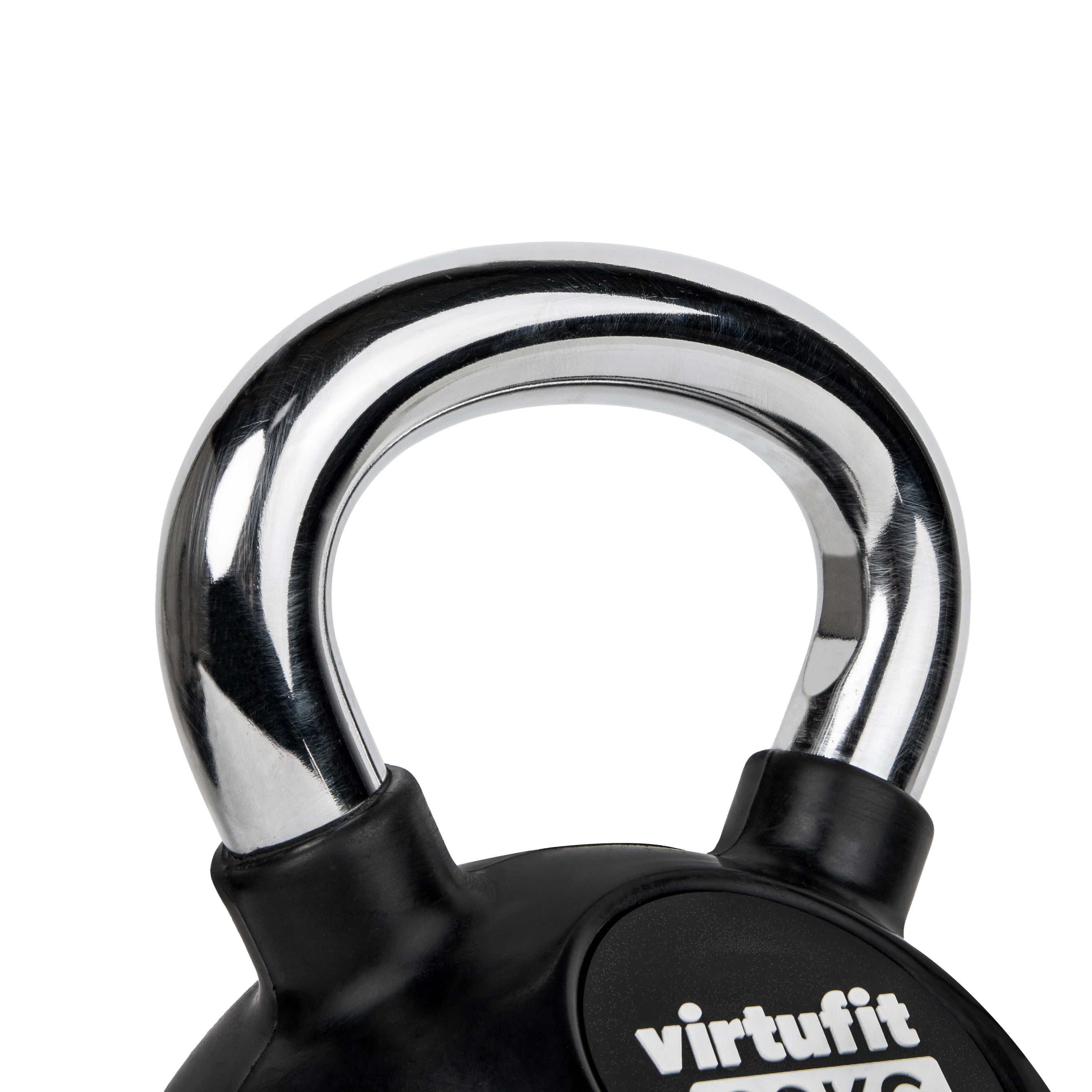 VirtuFit Kettlebell - Rubber/Chroom - 8 kg - Tweedekans