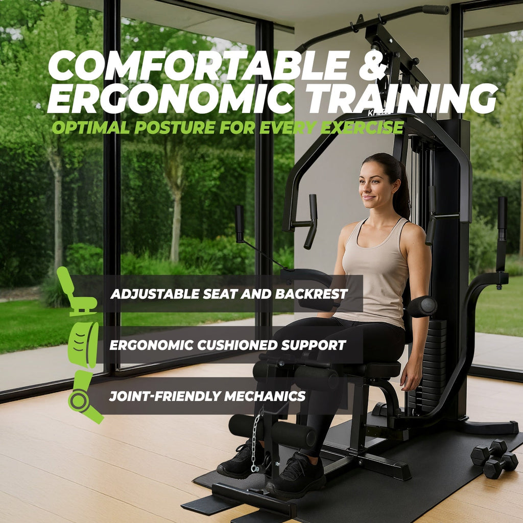 VirtuFit Krachtstation Homegym KH350 met Leg Press - Tweedekans