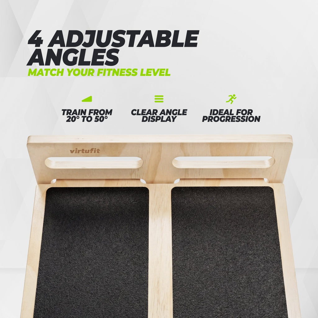 VirtuFit Slant Board - 4 standen - Hout - Tweedekans