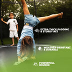 VirtuFit Premium Trampoline met Veiligheidsnet - Zwart - 305 cm - Tweedekans
