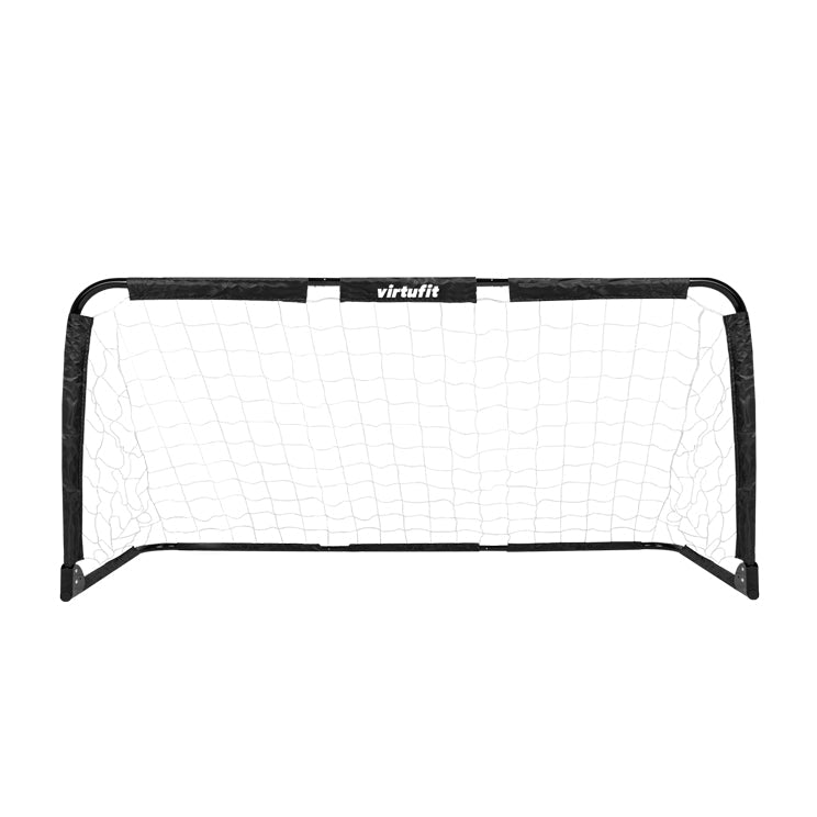 VirtuFit Inklapbaar Voetbaldoel -  Voetbalgoal - 90 x 60 cm (set van 2) - Zwart - Tweedekans
