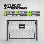 VirtuFit Voetbaldoel Premium - Heavy Duty Voetbal Goal - 120 x 80 x 60 - Tweedekans
