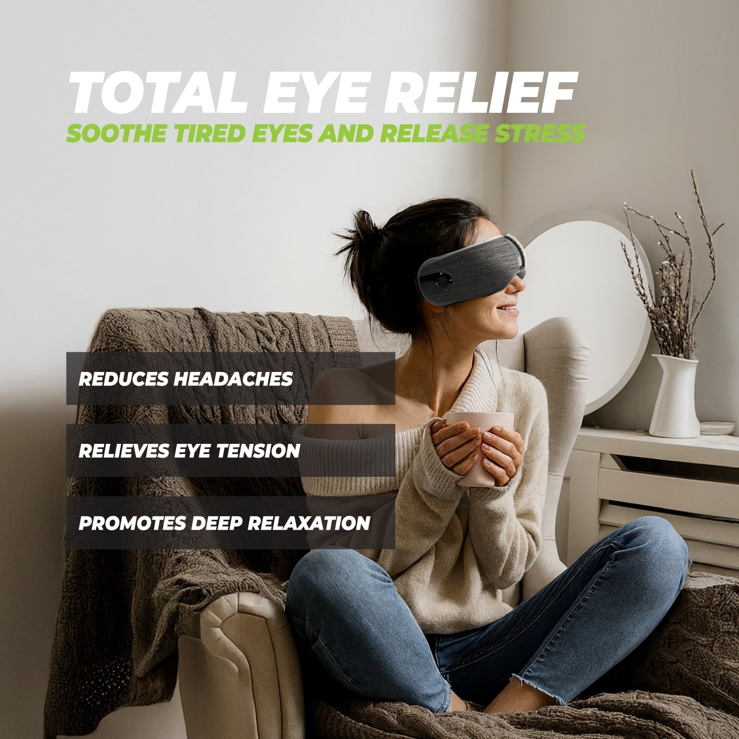 VirtuFit Eye Massager - Oogmassage - Massage apparaat - Tweedekans