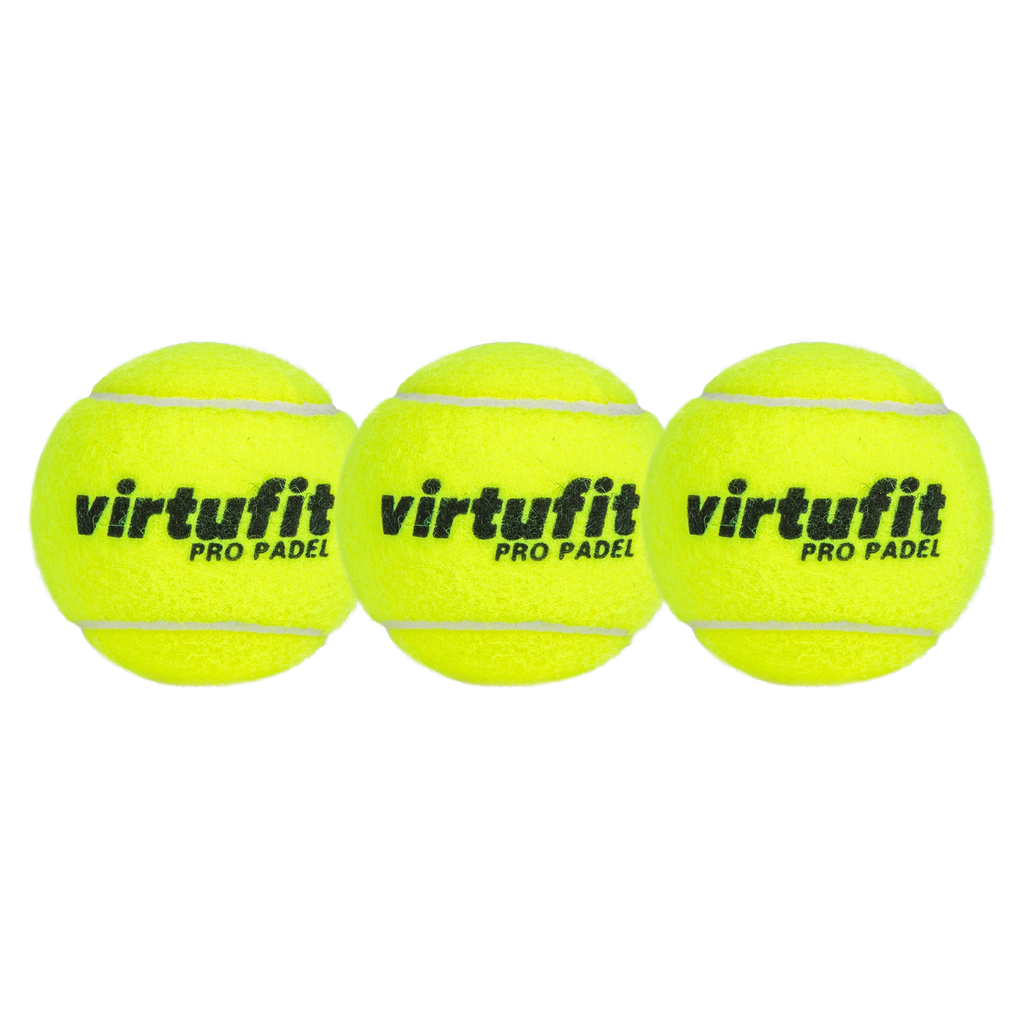 VirtuFit Pro Padel Ballen - Set / 3 ballen - Tweedekans