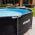 VirtuFit Rond Zwembad - Ø366 x 100 cm - Antraciet - Tweedekans