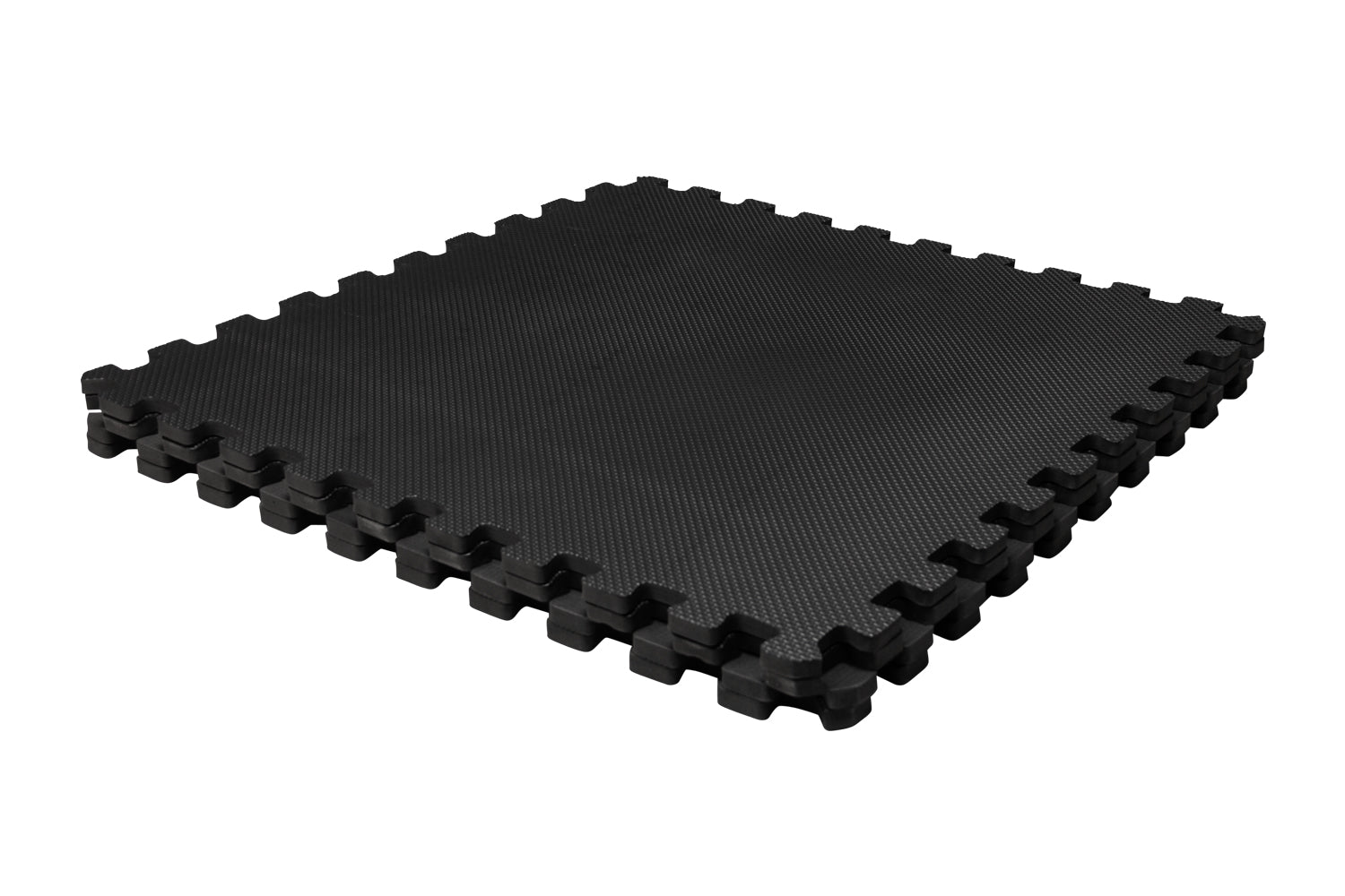 VirtuFit Fitness Puzzelmat – 4-delige Vloermat – 120×120 cm – Zwart - Tweedekans