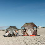 VirtuFit Strandparasol - Windscherm - Strandtent - 160 cm - Zwart - Tweedekans