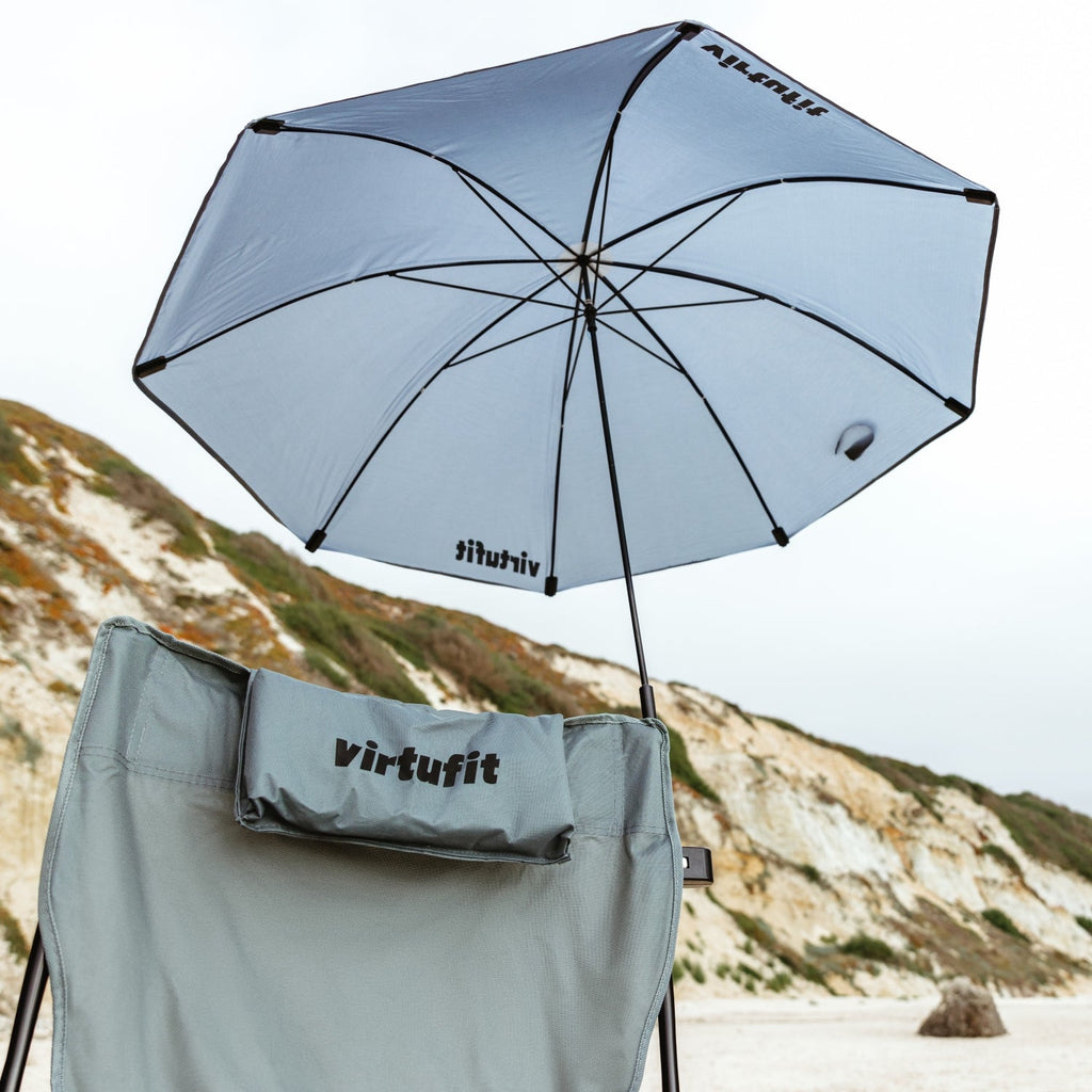 VirtuFit Universele Stoelparasol - Zwart - Tweedekans