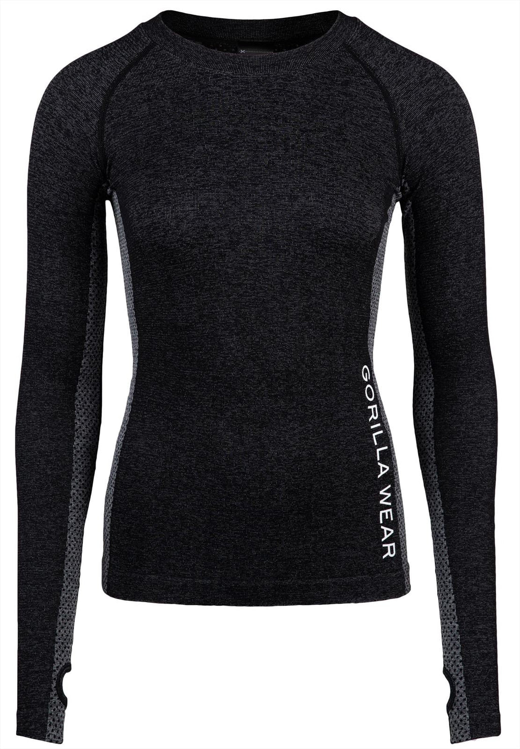 Gorilla Wear Selah Seamless Long Sleeve - Zwart