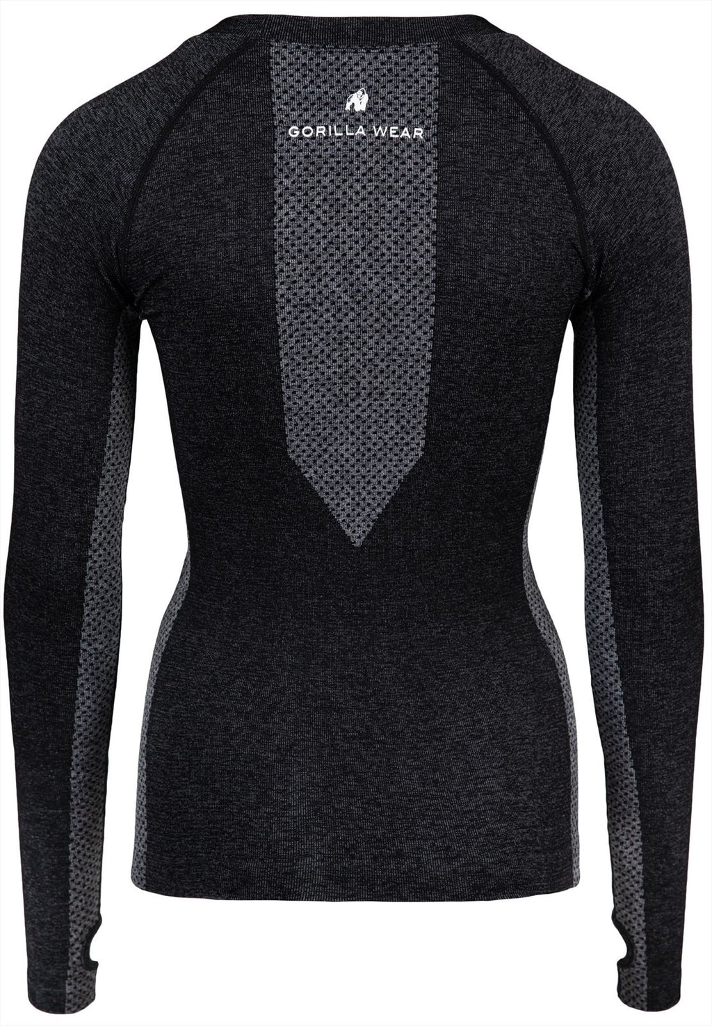 Gorilla Wear Selah Seamless Long Sleeve - Zwart