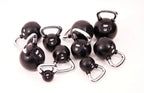 Muscle Power Rubberen Kettlebell - Zwart - 32 kg