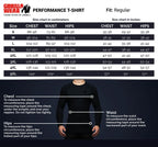 Gorilla Wear Performance T-Shirt - Zwart/Rood