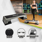 VirtuFit Professionele Verstelbare Aerobic Fitness Step/Stepper - Tweedekans
