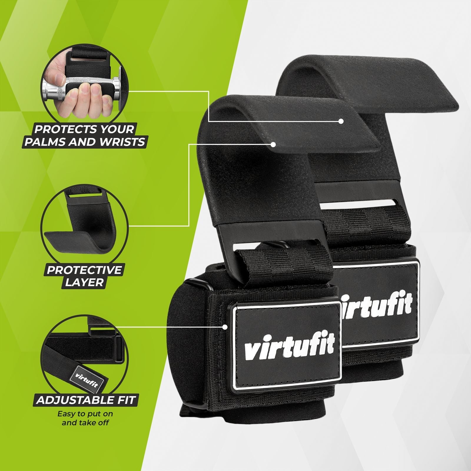 VirtuFit Lifting Hooks Pro - Tweedekans