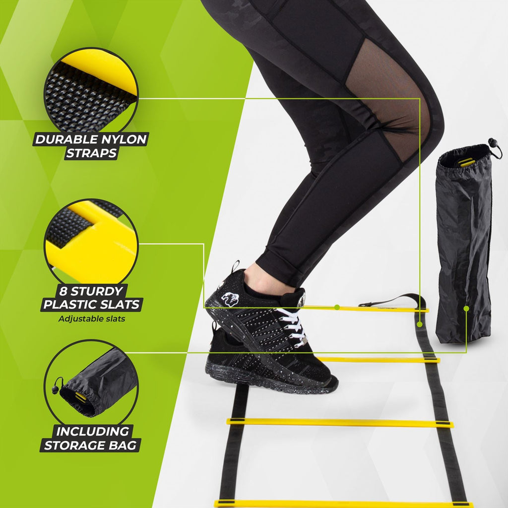 VirtuFit Speed Ladder - Loopladder - 4 Meter - met Tas - Tweedekans