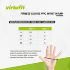 VirtuFit Fitnesshandschoenen Pro met Wristwrap - Tweedekans