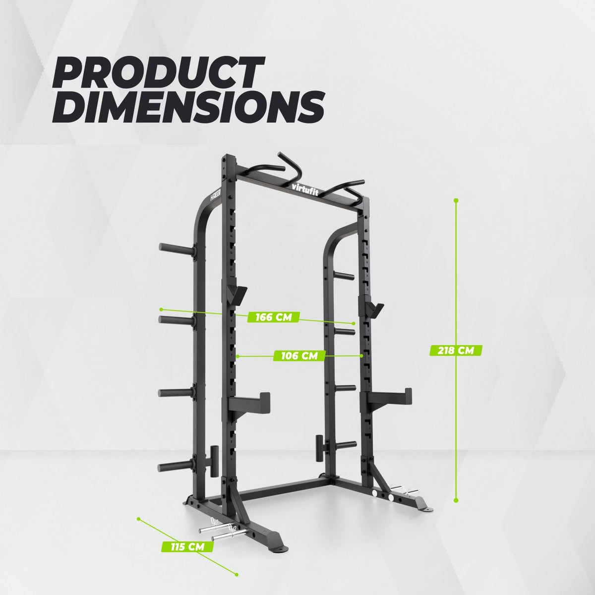 VirtuFit HR100 Half Rack - Squat Rack - Krachtstation