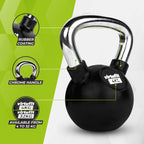 VirtuFit Kettlebell - Rubber/Chroom - 4 kg - Tweedekans