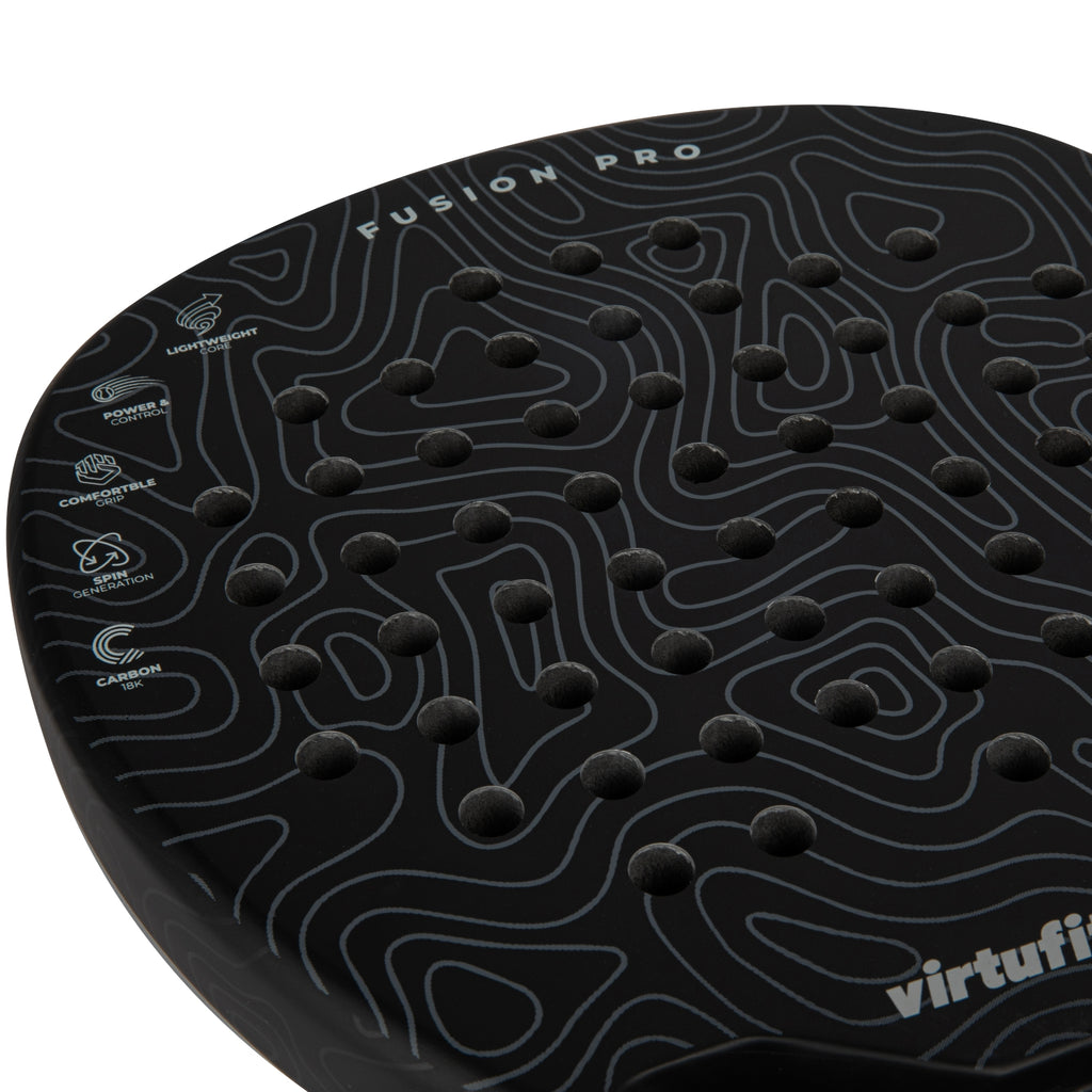 VirtuFit Fusion Pro Padel Racket - Zwart - Grijs