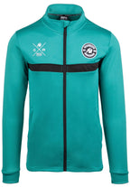 Gorilla Wear Vernon Trainingsjas - Track Jacket - Groen/Blauw