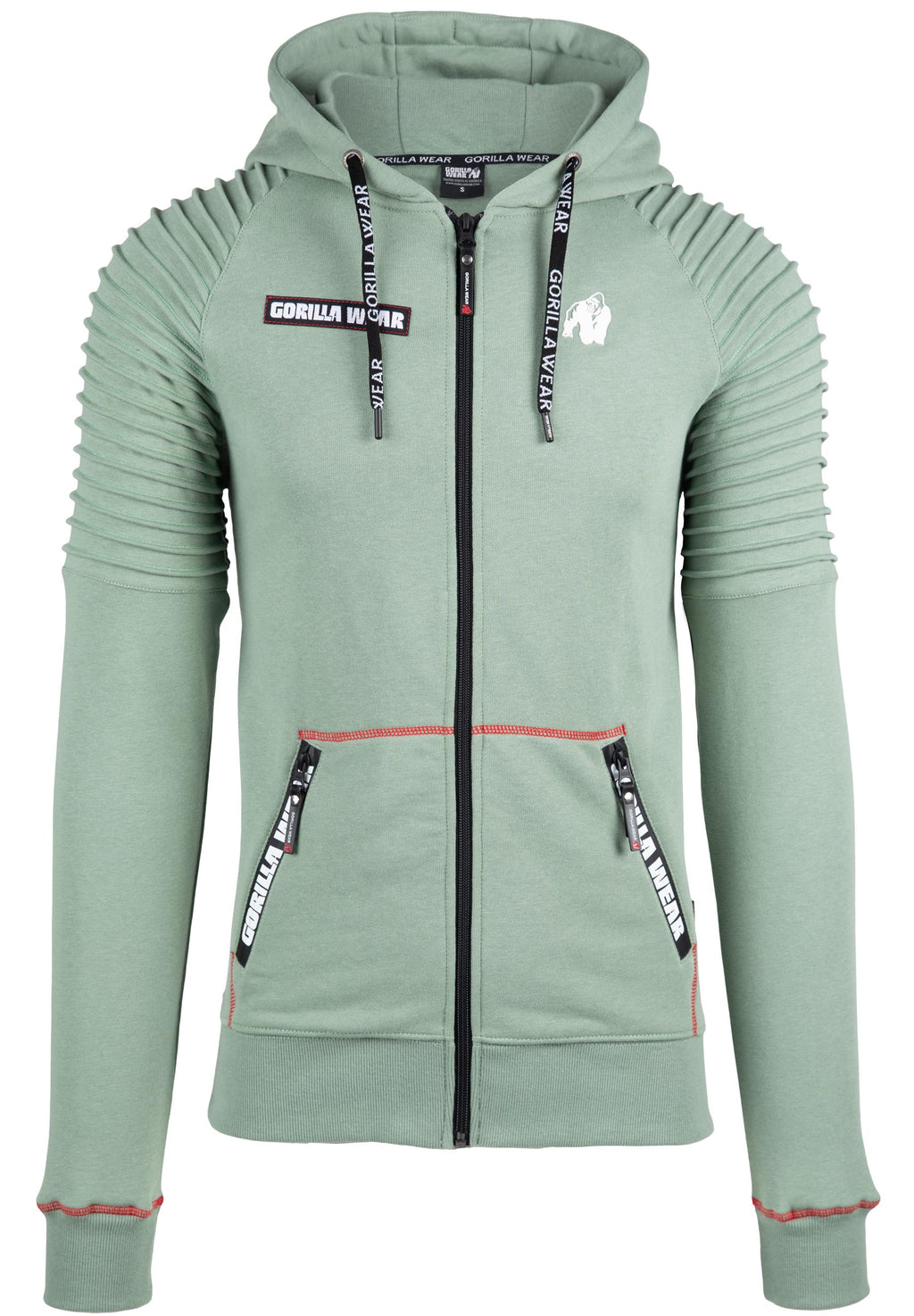 Gorilla Wear Georgia Zipped Hoodie - Groen